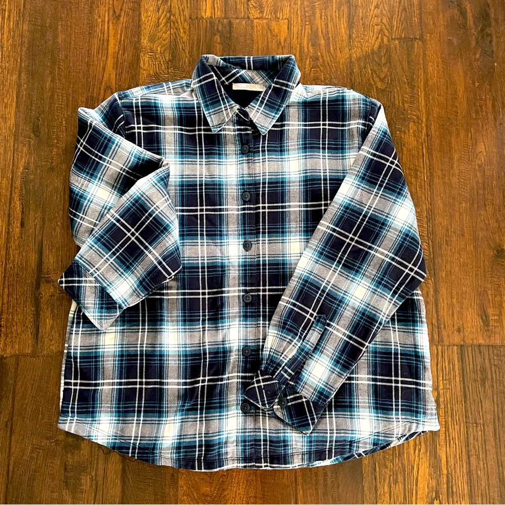 Lee fleece lined button up shirt